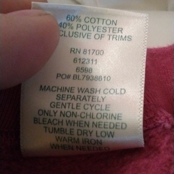 Woman's PinkSweatshirt Blair - Picture 3 of 4